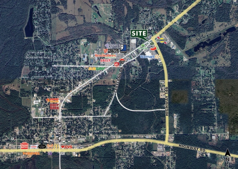 2139 Highway 146 Byp, Liberty, TX for lease - Aerial - Image 3 of 15