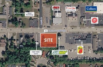 1248 E Main St, Reedsburg, WI - Aerial  map view