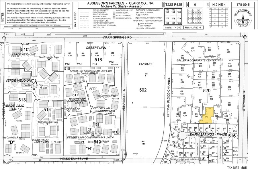 375 N Stephanie St, Henderson, NV for sale - Plat Map - Image 2 of 45