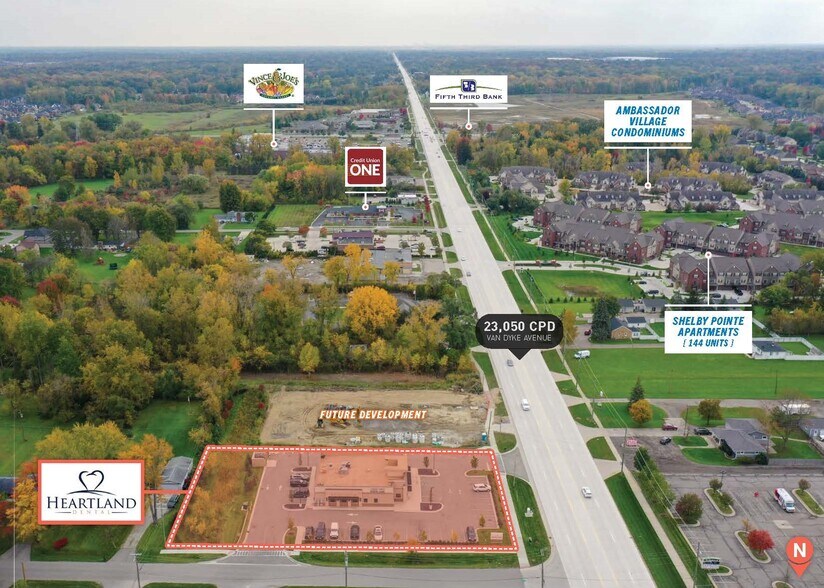 56074 Van Dyke Ave, Shelby Township, MI à vendre - Photo du bâtiment - Image 3 de 4