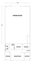 130 N Sunway Dr, Gilbert, AZ à louer Plan d’étage- Image 1 de 8