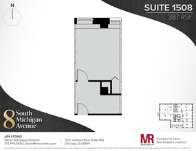 8 S Michigan Ave, Chicago, IL à louer Plan d  tage- Image 1 de 4