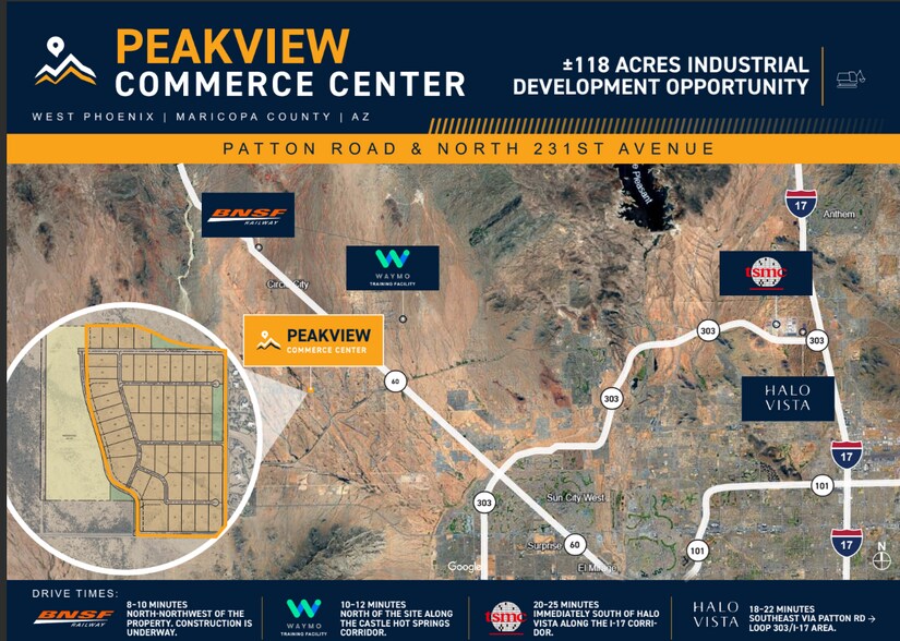 NWC Patton Rd + 231st ave, Wittmann, AZ à vendre - Photo principale - Image 1 de 1
