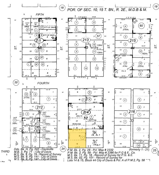 300 E St, Davis, CA à louer - Plan cadastral - Image 3 de 4