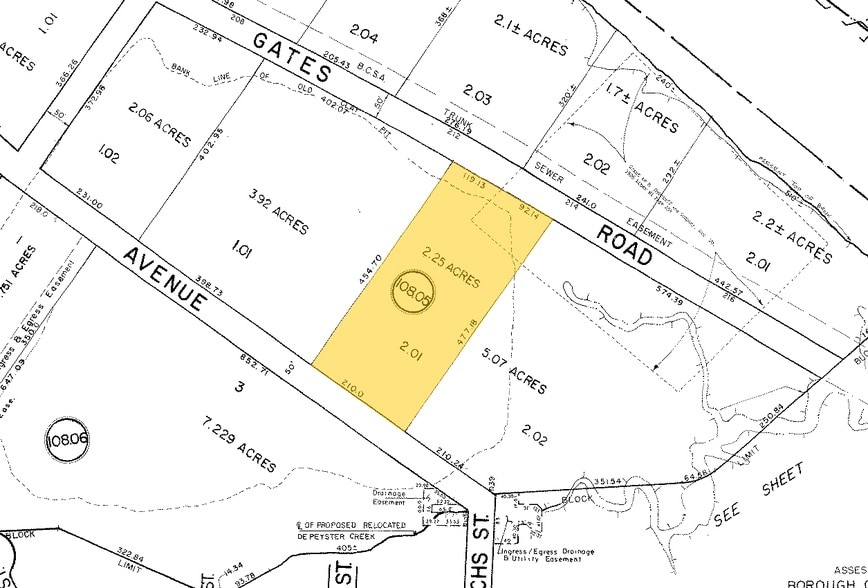 215 Gates Rd, Little Ferry, NJ for lease - Plat Map - Image 3 of 10
