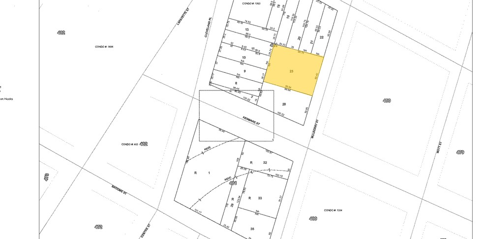 201 Mulberry St, New York, NY à vendre - Plan cadastral - Image 1 de 1