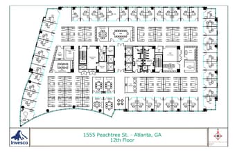 1555 Peachtree St, Atlanta, GA for lease Floor Plan- Image 1 of 1