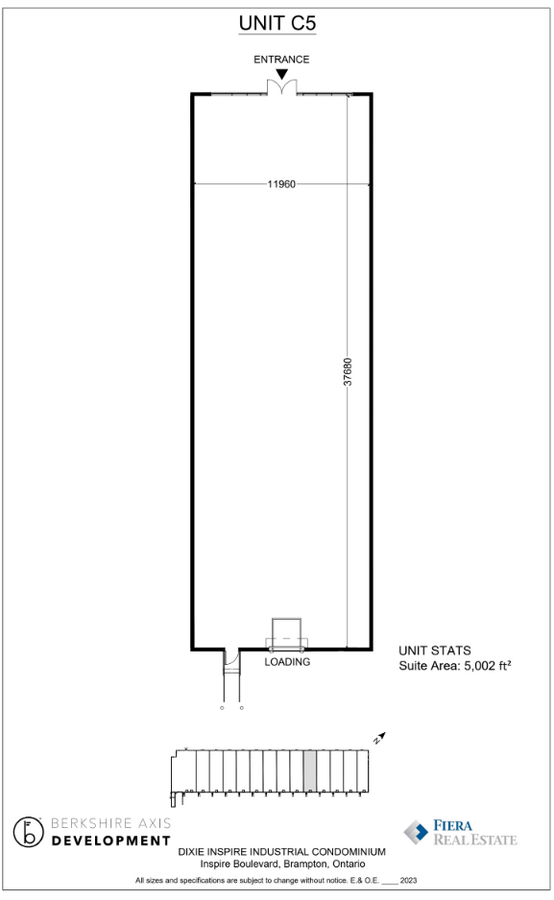 32-48 Inspire Blvd, Brampton, ON L6R 0A9 - Unité C5 -  - Plan d’étage - Image 1 of 1