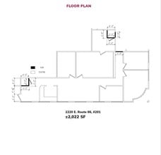 2200 E Route 66, Glendora, CA for lease Floor Plan- Image 1 of 1