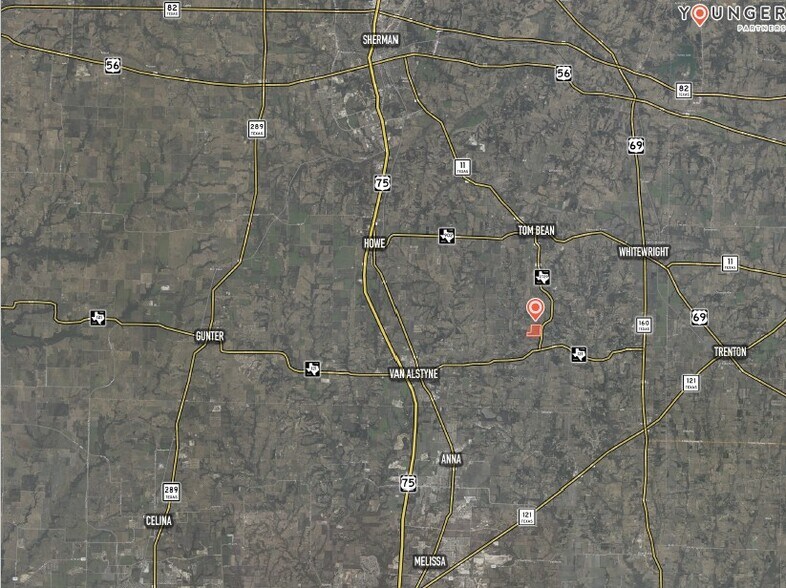 FM 2729, Van Alstyne, TX à vendre - Aérien - Image 3 de 3