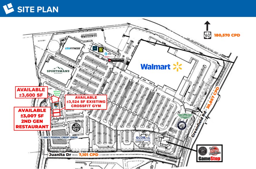 N Greenfield Rd, Mesa, AZ à louer - Photo du bâtiment - Image 3 de 10