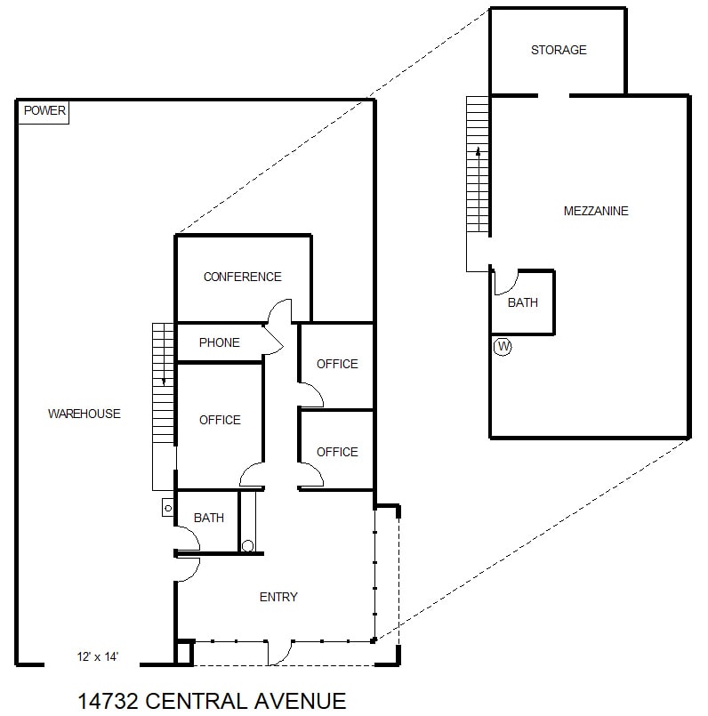 14702-14738 Central Ave, Chino, CA for lease Floor Plan- Image 1 of 1