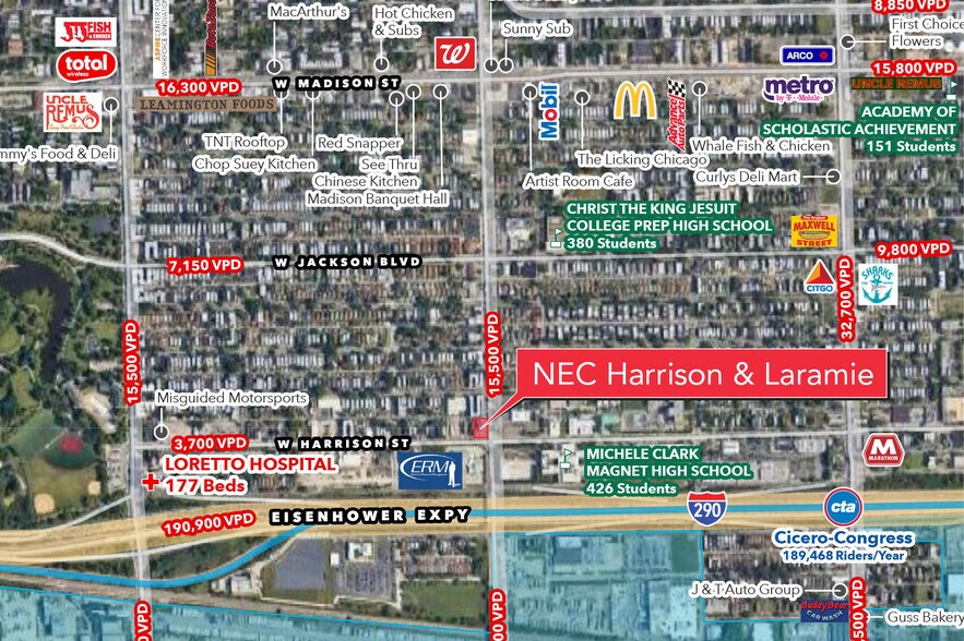 518 S Laramie Ave, Chicago, IL à louer - Aérien - Image 2 de 16