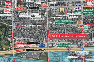 518 S Laramie Ave, Chicago, IL - AERIAL map view