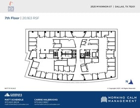 2525 McKinnon St, Dallas, TX à louer Plan d’étage- Image 1 de 1