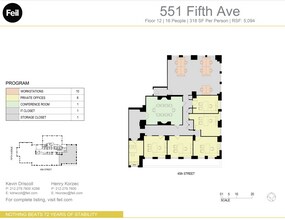 551 Fifth Ave, New York, NY for lease Floor Plan- Image 2 of 2