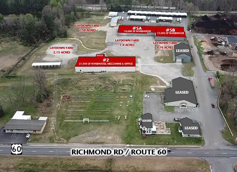 7822 Richmond Rd, Toano, VA à louer - Photo du bâtiment - Image 1 de 16