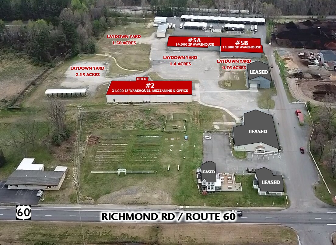 7822 Richmond Rd, Toano, VA à louer Photo du bâtiment- Image 1 de 17