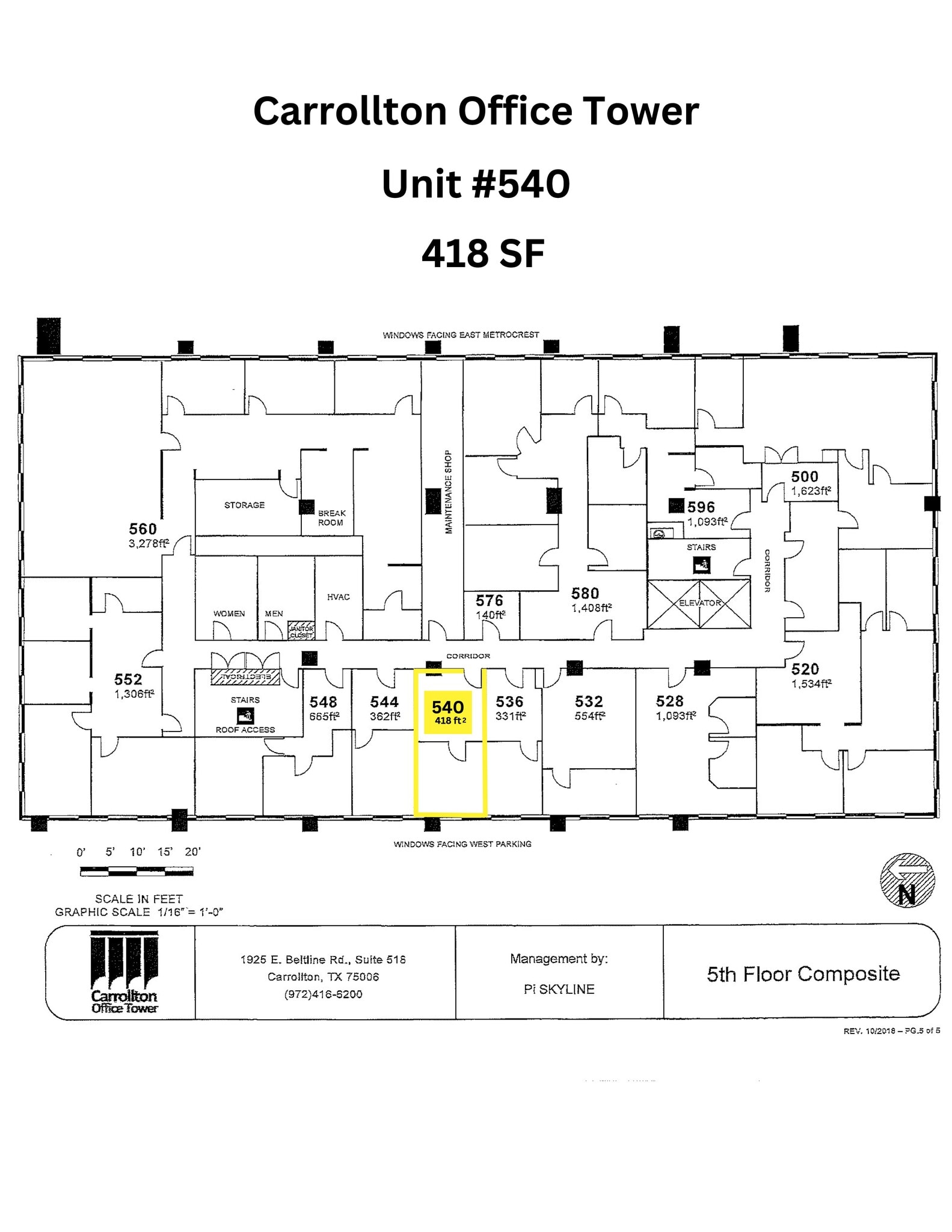 1925 E Belt Line Rd, Carrollton, TX à louer Plan de site- Image 1 de 2