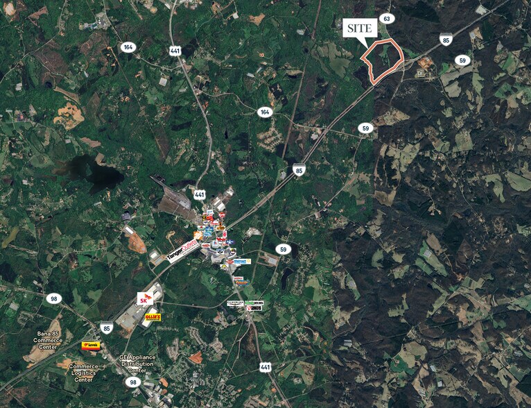 GA Hwy 63, Homer, GA for sale - Aerial - Image 3 of 3