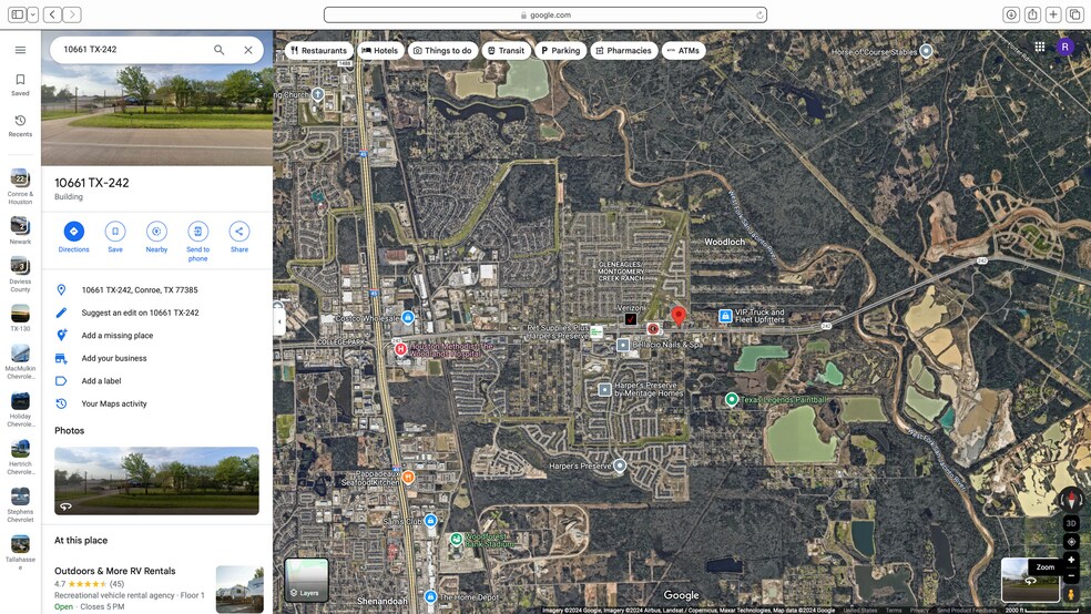 10661 Highway 242, Conroe, TX à vendre - Aérien - Image 3 de 5