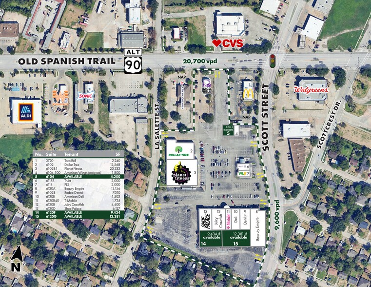 6120 Scott St, Houston, TX à louer - Plan de site - Image 2 de 27