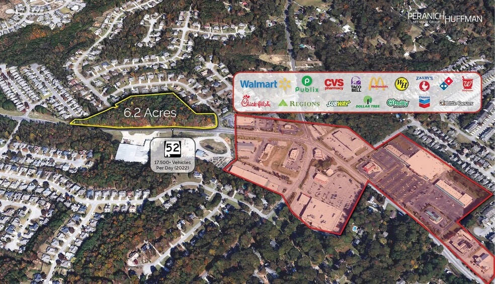 Highway 52, Helena, AL for sale - Aerial - Image 2 of 2