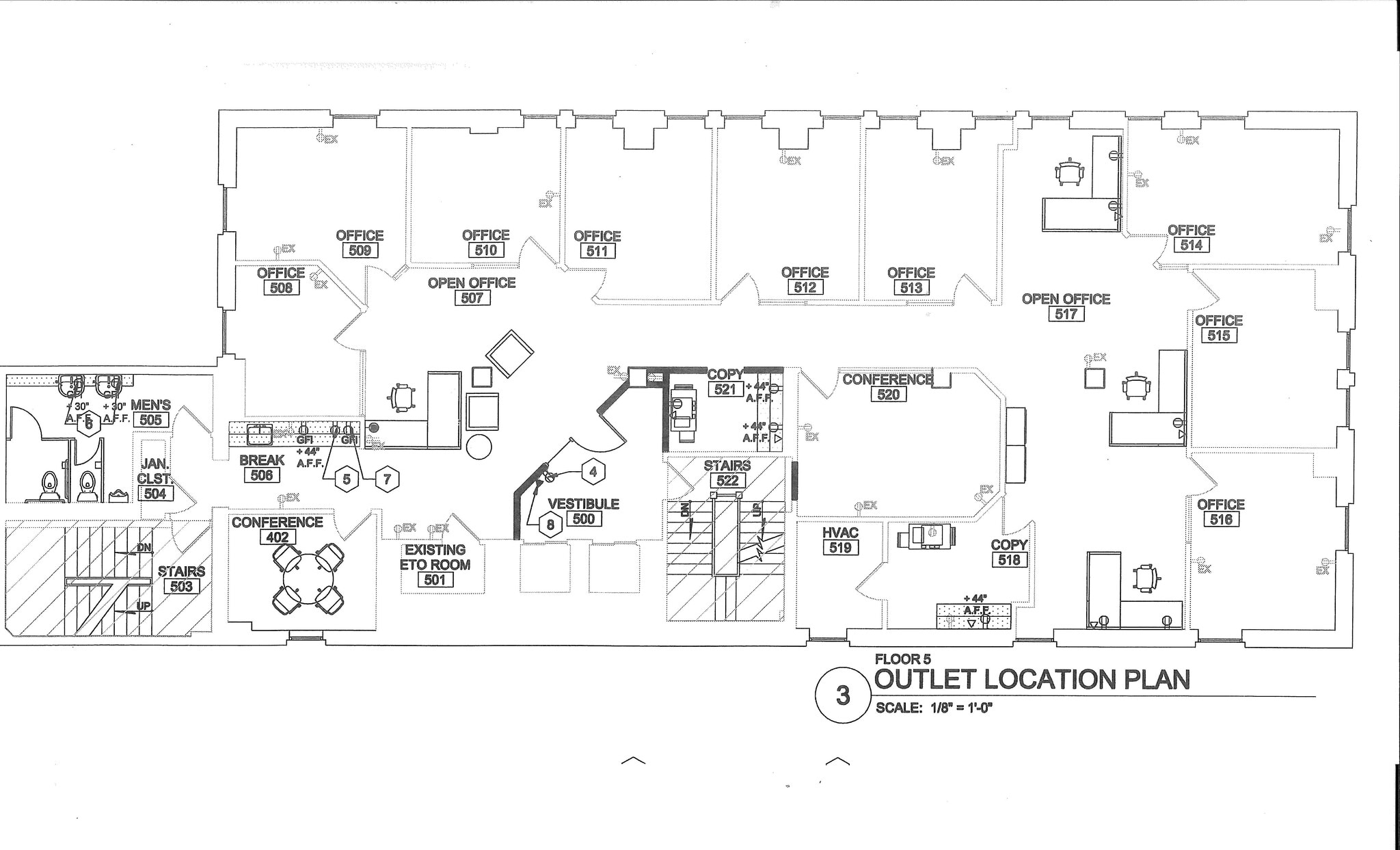 100 S Main St, Ann Arbor, MI à louer Plan d’étage- Image 1 de 1