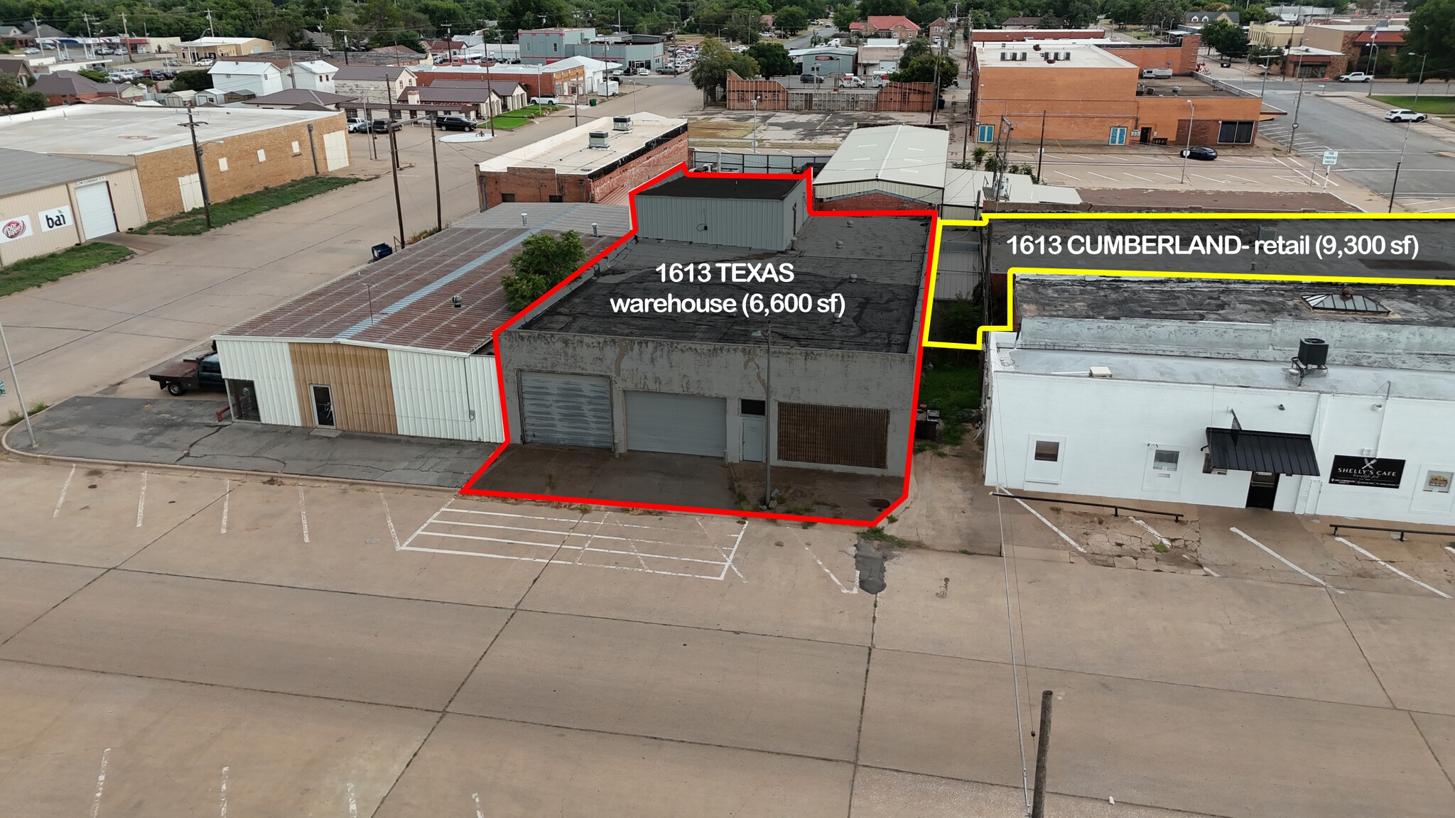 1613 Texas St, Vernon, TX for lease Aerial- Image 1 of 7