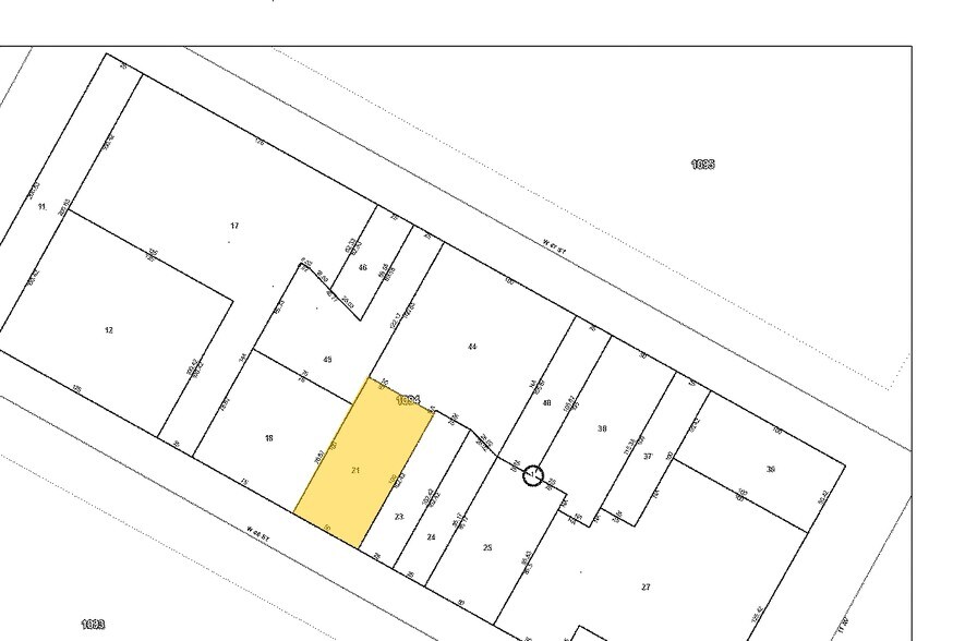 617 W 46th St, New York, NY à louer - Plan cadastral - Image 2 de 4