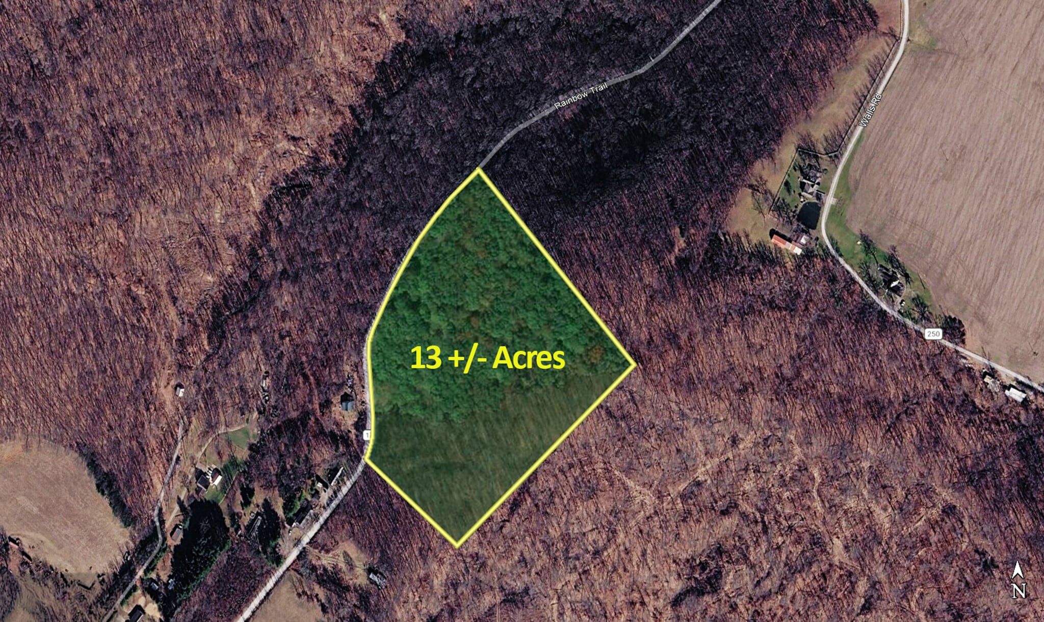 Rainbow Trl, Waverly, OH for sale Aerial- Image 1 of 2