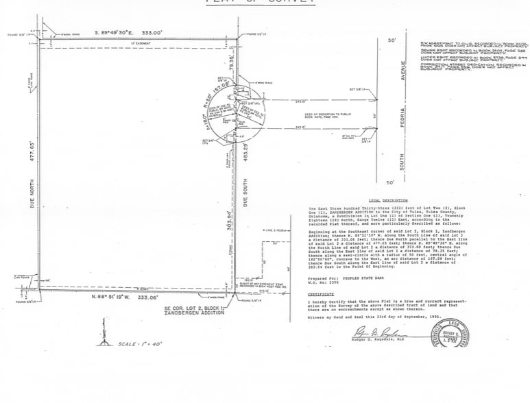 1146 E 62nd St, Tulsa, OK for sale - Site Plan - Image 2 of 2