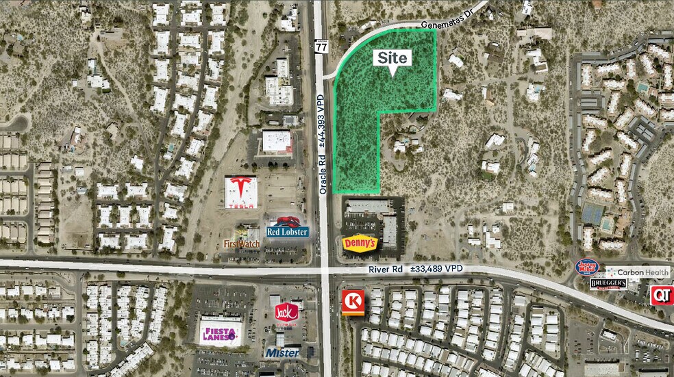 SE Oracle Rd & Genematas Dr, Tucson, AZ à vendre - Photo du bâtiment - Image 1 de 2
