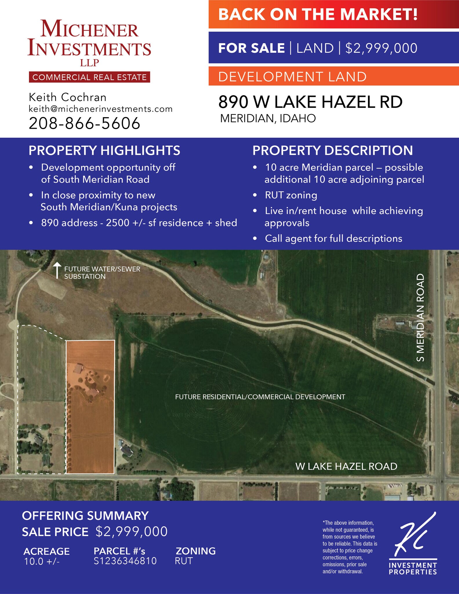 890 W Lake Hazel Rd, Meridian, ID à vendre Photo du bâtiment- Image 1 de 2