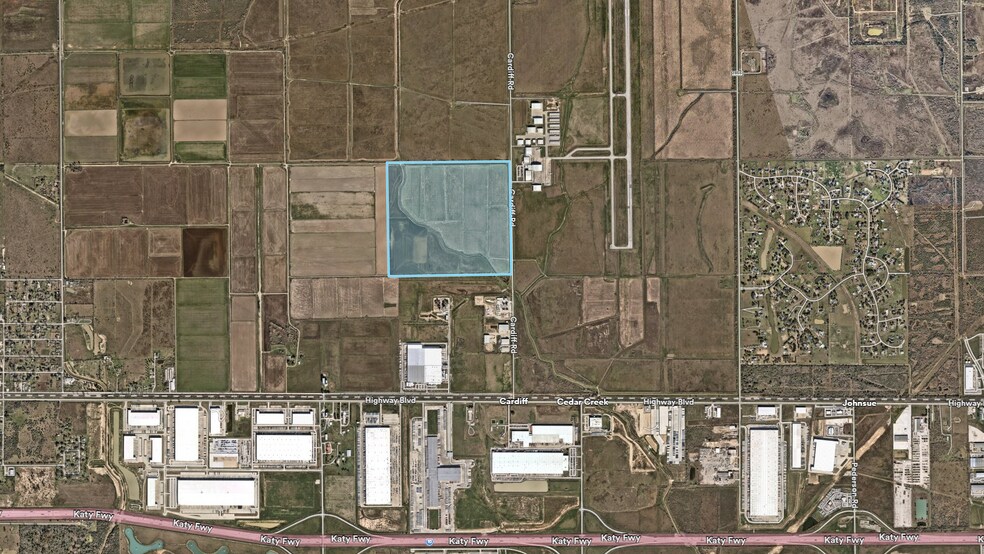 1234 Cardiff Rd., Brookshire, TX à vendre - Aérien - Image 2 de 2