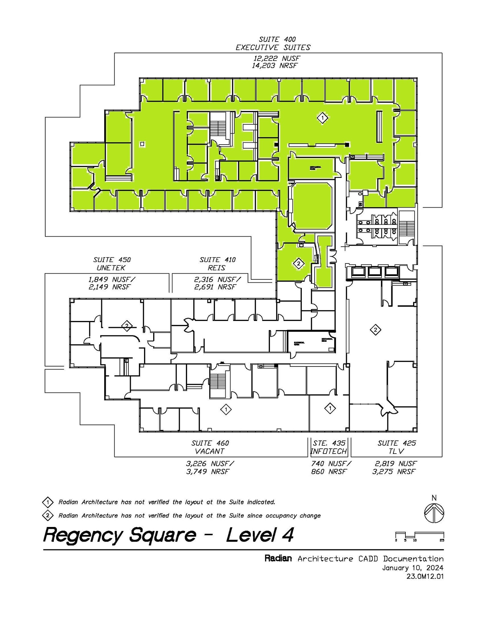 2901 Wilcrest Dr, Houston, TX à louer Plan d’étage- Image 1 de 1