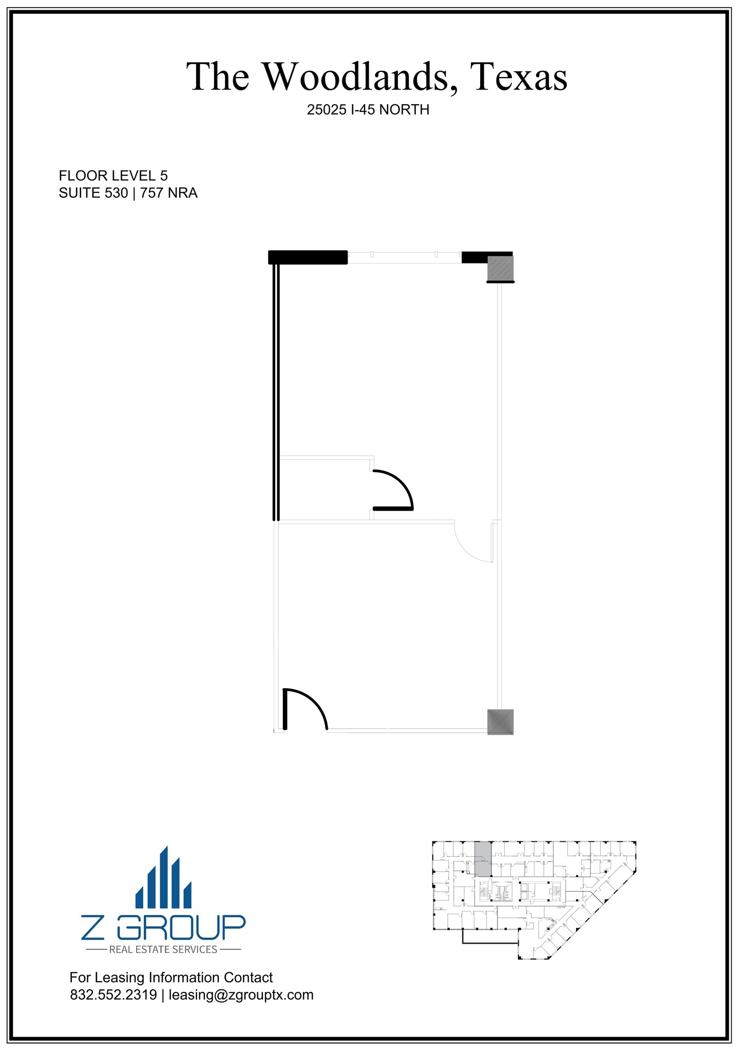 25025 N I-45 Fwy, The Woodlands, TX for lease Site Plan- Image 1 of 1