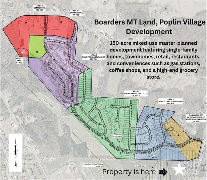 3915 N Rocky River Rd, Monroe, NC for sale - Aerial - Image 2 of 2