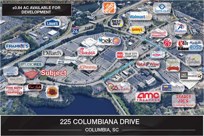 More details for 225 Columbiana Dr, Columbia, SC - Land for Sale