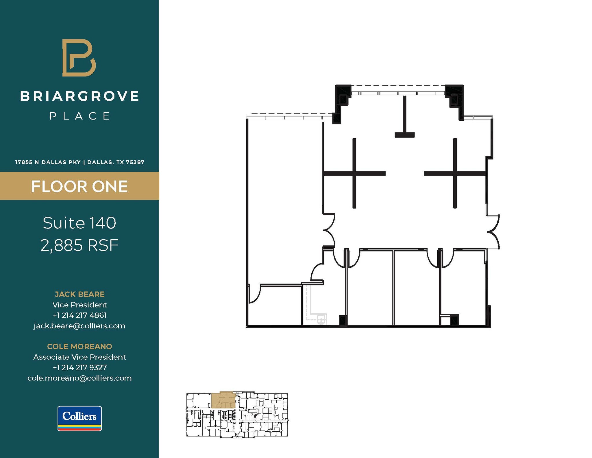 17855 N Dallas Pky, Dallas, TX for lease Floor Plan- Image 1 of 1