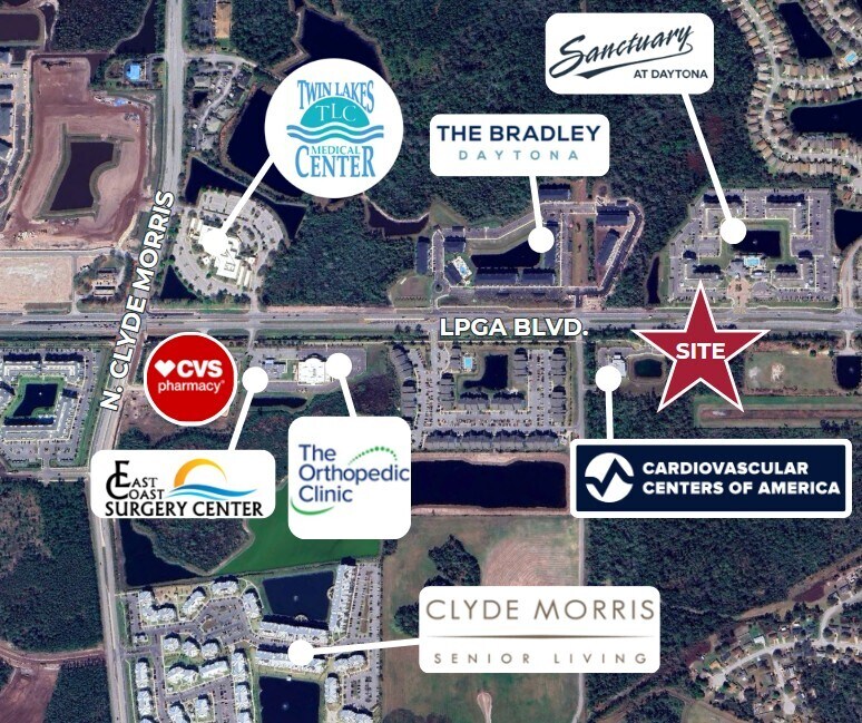 1601 Lpga Blvd, Daytona Beach, FL for sale Aerial- Image 1 of 1