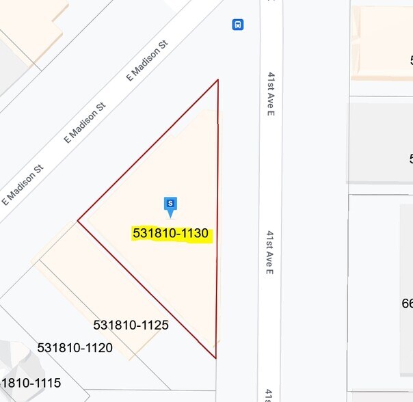 4029-4033 E Madison St, Seattle, WA à louer - Plan cadastral - Image 2 de 2
