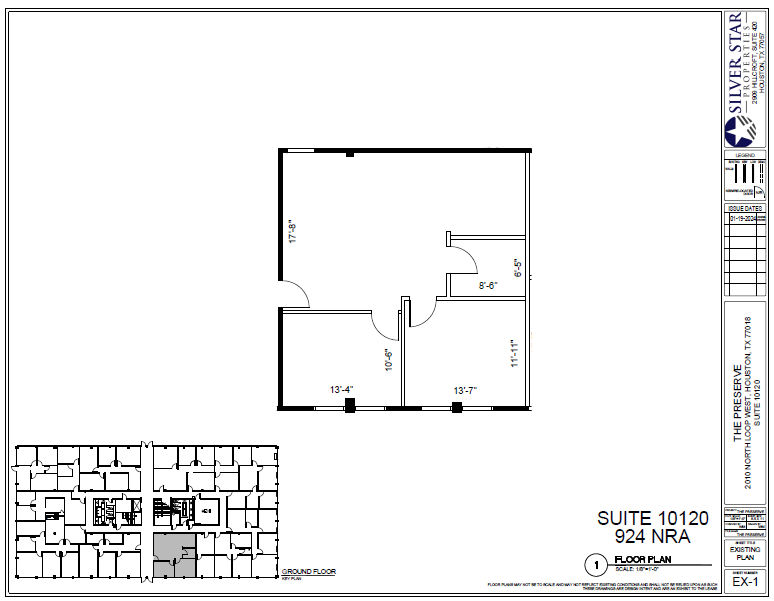 2000 N Loop Fwy W, Houston, TX à louer Plan d  tage- Image 1 de 1