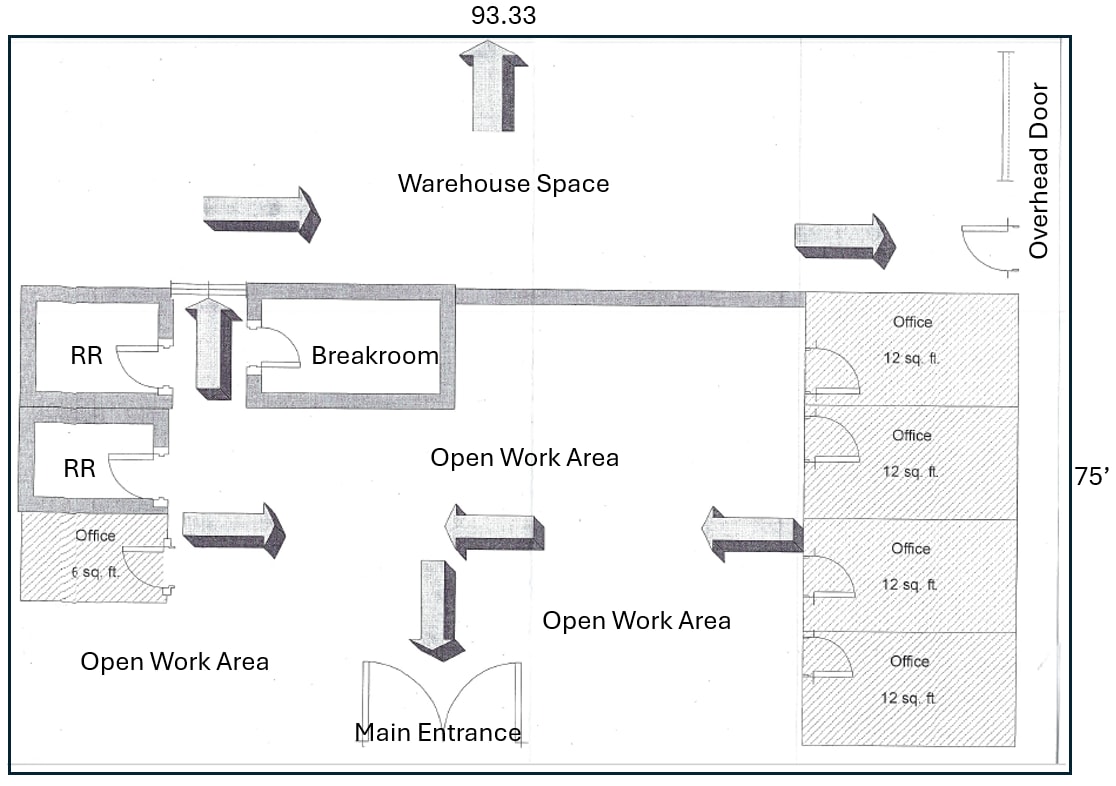 1038 WH Smith Blvd, Greenville, NC for lease Floor Plan- Image 1 of 1