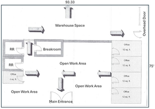 1038 WH Smith Blvd, Greenville, NC for lease Floor Plan- Image 1 of 1