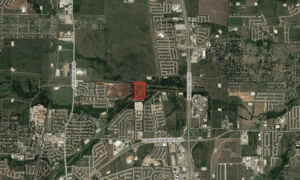 801 Rendon Crowley Rd, Crowley, TX à vendre - Aérien - Image 2 de 2