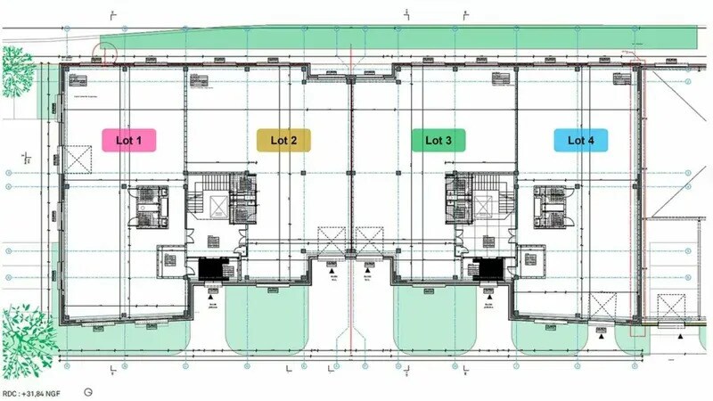 Flex dans Gennevilliers à louer - Plan d’étage - Image 2 de 4