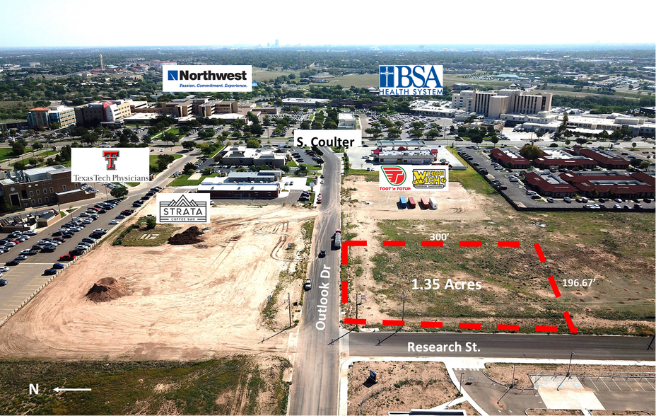 TBD Outlook Dr, Amarillo, TX for sale - Aerial - Image 1 of 2
