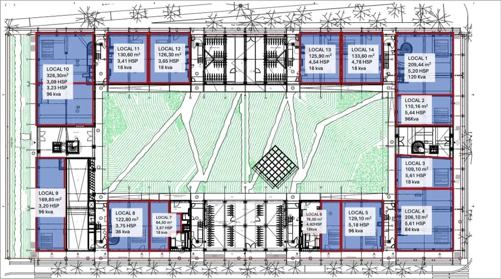 6 Rue Galvani, Massy for lease - Floor Plan - Image 2 of 2