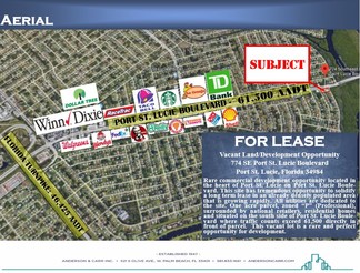 Plus de détails pour 774 SE Port St Lucie Blvd, Port Saint Lucie, FL - Terrain à louer